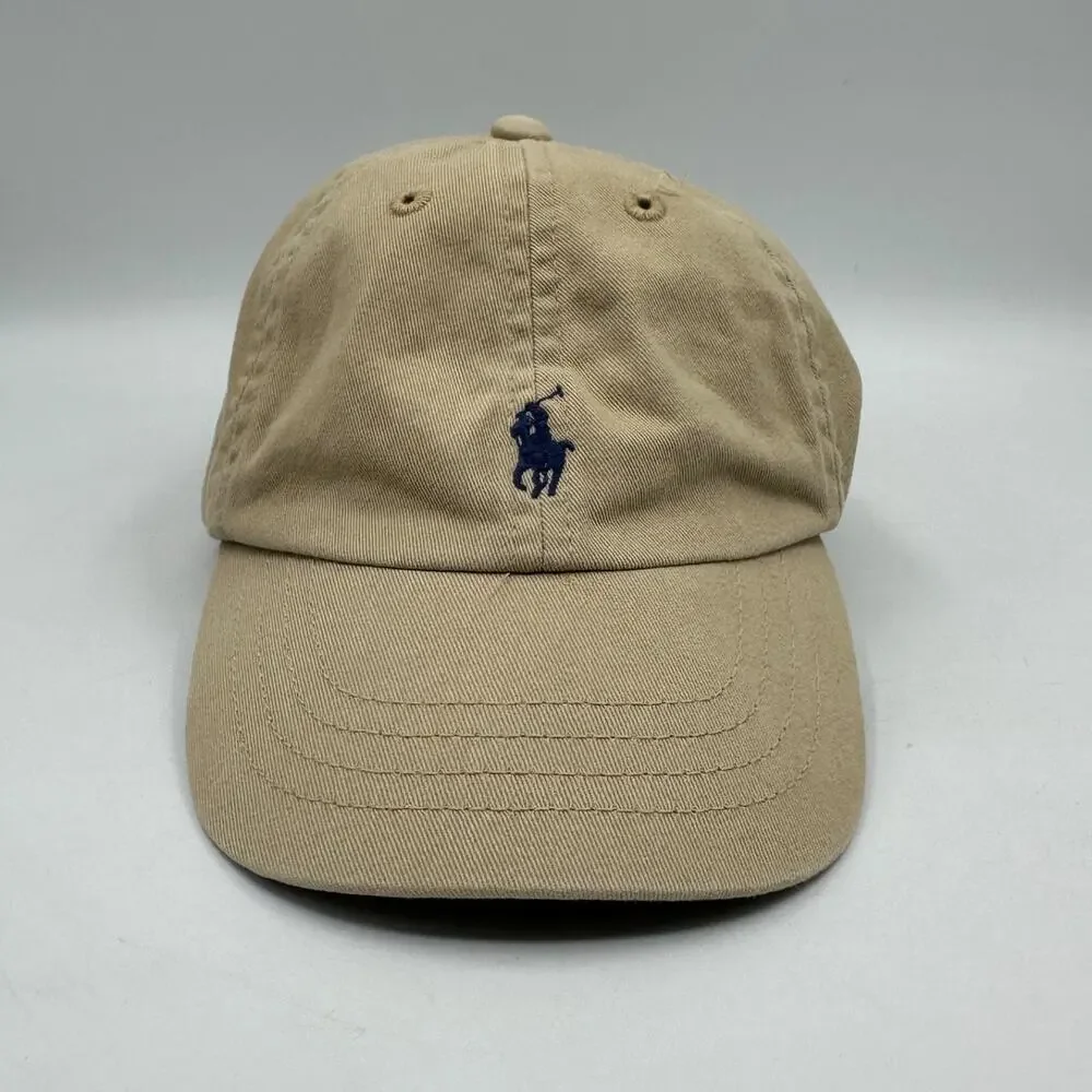 Polo Ralph Lauren The Iconic Cotton Chino Hat Cap Khaki Baby 12 - 24 Months